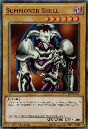 Summoned Skull - YGLD-ENA06 - Common - 1st Edition - YuGiOh