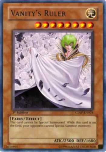 Vanity's Ruler - CDIP-EN024 - Rare - 1st Edition - YuGiOh