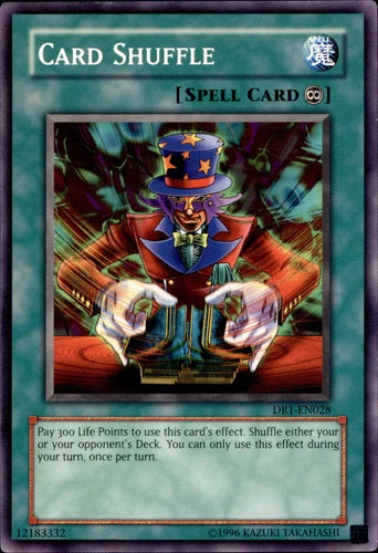 Card Shuffle - DR1-EN028 - Common - Unlimited Edition - YuGiOh