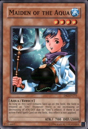 Maiden of the Aqua - DB2-EN211 - Common - Unlimited Edition - YuGiOh