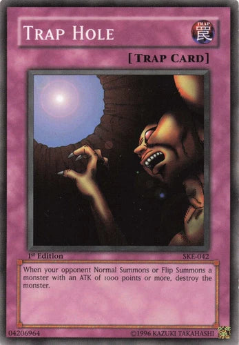 Trap Hole - SKE-042 - Common - Unlimited Edition - YuGiOh LP