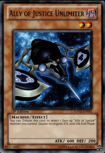Ally of Justice Unlimiter - HA02-EN051 - Super Rare - 1st Edition - YuGiOh