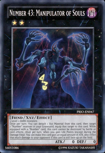 Number 43: Manipulator of Souls - PRIO-EN047 - Common - Mixed Editions - YuGiOh