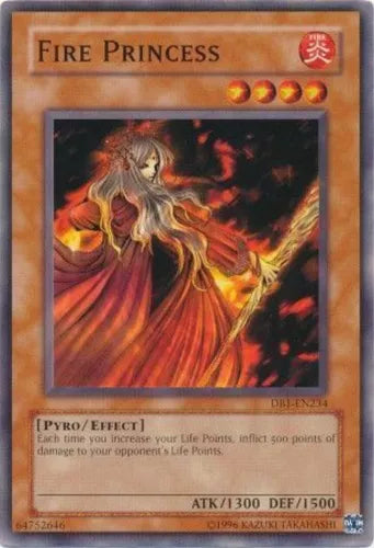 Fire Princess - DB1-EN234 - Common - Unlimited Edition - YuGiOh