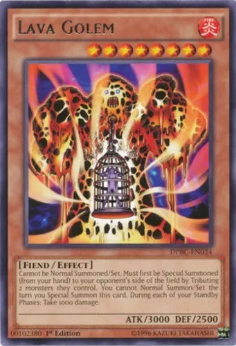 Lava Golem - DPBC-EN034 - Rare - 1st Edition - YuGiOh