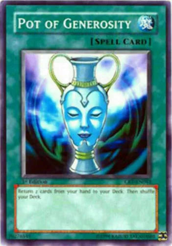 Pot of Generosity - CRV-EN043 - Common - 1st Edition - YuGiOh