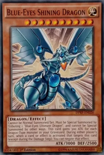 Blue-Eyes Shining Dragon - DPRP-EN026 - Common - 1st Edition - YuGiOh
