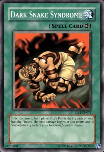 Dark Snake Syndrome - DR1-EN035 - Common - Unlimited Edition - YuGiOh