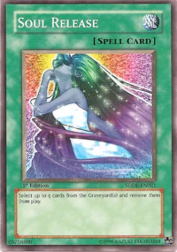 Soul Release - SDDE-EN021 - Common - 1st Edition - YuGiOh LP
