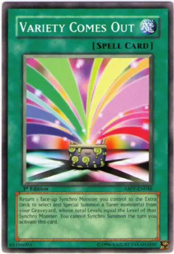 Variety Comes Out - ABPF-EN046 - Common - 1st Edition - YuGiOh