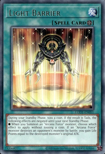 Light Barrier - LODT-EN051 - Rare - Mixed Editions - YuGiOh