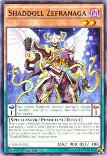 Shaddoll Zefranaga - CROS-EN022 - Common - Unlimited Edition - YuGiOh
