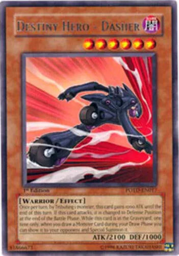 Destiny Hero - Dasher - POTD-EN017 - Rare - Mixed Editions - YuGiOh