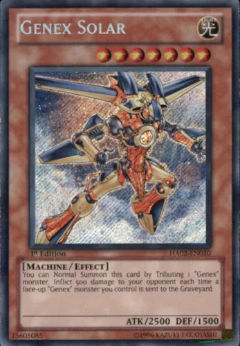 Genex Solar - HA02-EN010 - Secret Rare - Unlimited Edition - YuGiOh