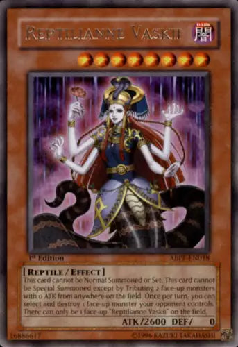 Reptilianne Vaskii - ABPF-EN018 - Rare - Unlimited Edition - YuGiOh