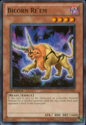 Bicorn Re'em - DREV-EN013 - Common - 1st Edition - YuGiOh