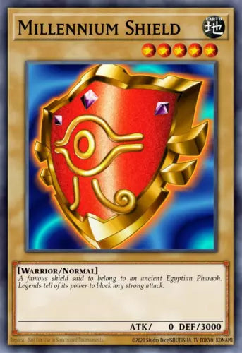 Millennium Shield - GLD4-EN001 - Common - Limited Edition - YuGiOh