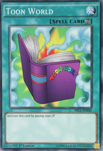 Toon World - MIL1-EN042 - Common - 1st Edition - YuGiOh