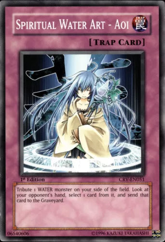 Spiritual Water Art - Aoi - CRV-EN051 - Common - Unlimited Edition - YuGiOh