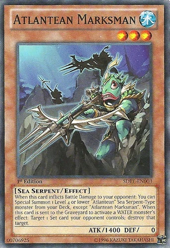 Atlantean Marksman - SDRE-EN003 - Common - 1st Edition - YuGiOh