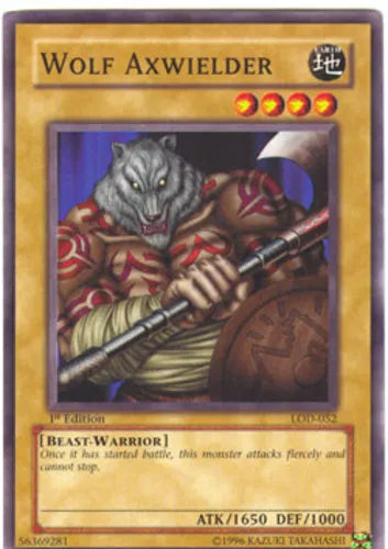 Wolf Axwielder - LOD-052 - Common - Unlimited Edition - YuGiOh LP