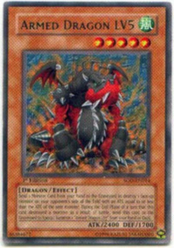 Armed Dragon LV5 - SOD-EN014 - Rare - Mixed Editions - YuGiOh LP