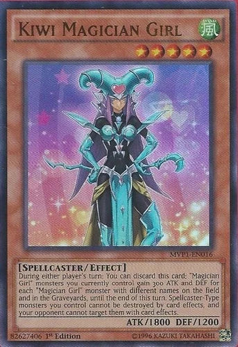 Kiwi Magician Girl - MVP1-EN016 - Ultra Rare - 1st Edition - YuGiOh