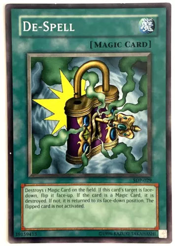 De-Spell - SDP-029 - Common - Unlimited Edition - YuGiOh LP