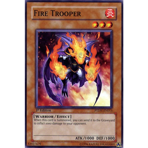 Fire Trooper - PTDN-EN013 - Common - Unlimited Edition - YuGiOh LP
