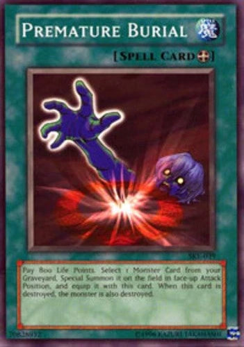 Premature Burial - SKE-039 - Common - Unlimited Edition - YuGiOh LP