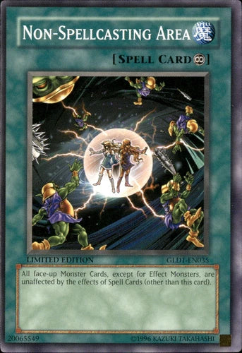 Non-Spellcasting Area - GLD1-EN035 - Common - Limited Edition - YuGiOh