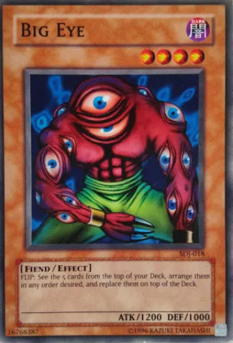 Big Eye - SDJ-018 - Common - Unlimited Edition - YuGiOh LP