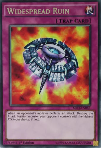Widespread Ruin - MIL1-EN046 - Rare - 1st Edition - YuGiOh