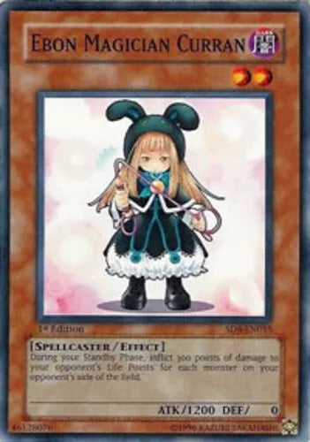 Ebon Magician Curran - SD6-EN015 - Common - 1st Edition - YuGiOh