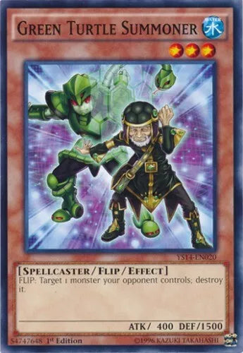 Green Turtle Summoner - YS14-EN020 - Common - 1st Edition - YuGiOh