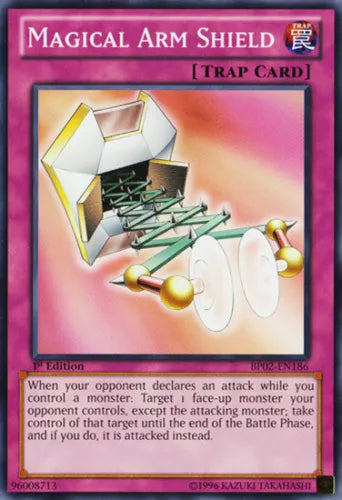 Magical Arm Shield - BP02-EN186 - Common - 1st Edition - YuGiOh