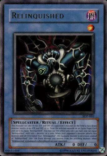 Relinquished - SDP-001 - Ultra Rare - Unlimited Edition - YuGiOh LP