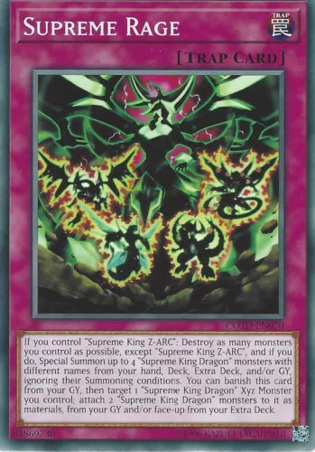 Supreme Rage - COTD-EN070 - Common - 1st Edition - YuGiOh