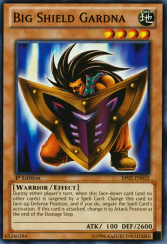 Big Shield Gardna - BP02-EN032 - Mosaic Rare - 1st Edition - YuGiOh