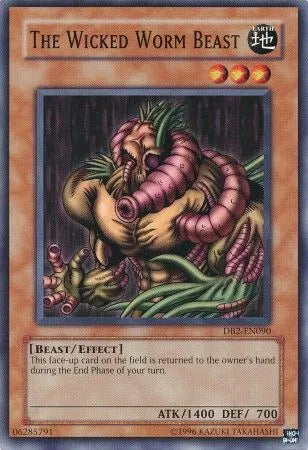 The Wicked Worm Beast - DB2-EN090 - Common - Unlimited Edition - YuGiOh