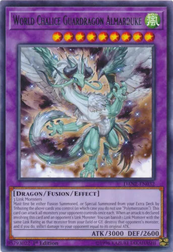 World Chalice Guardragon Almarduke - DANE-EN032 - Rare - 1st Edition - YuGiOh