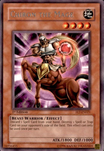 Chiron the Mage - FET-EN021 - Rare - 1st Edition - YuGiOh