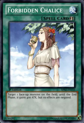 Forbidden Chalice - BP02-EN155 - Common - 1st Edition - YuGiOh