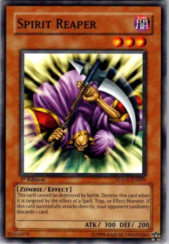 Spirit Reaper - SDZW-EN009 - Common - 1st Edition - YuGiOh