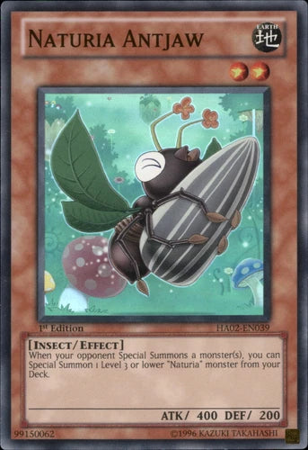 Naturia Antjaw - HA02-EN039 - Super Rare - Unlimited Edition - YuGiOh