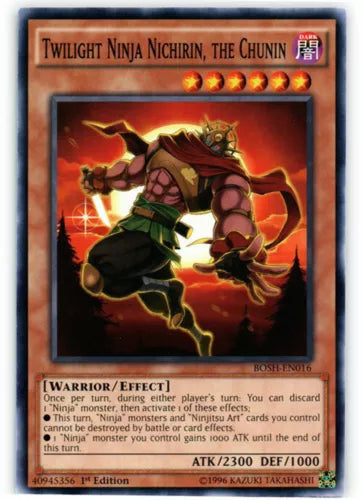 Twilight Ninja Nichirin, the Chunin - BOSH-EN016 - Common - 1st Edition - YuGiOh