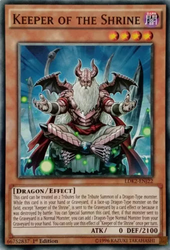 Keeper of the Shrine - LDK2-ENJ22 - Common - 1st Edition - YuGiOh