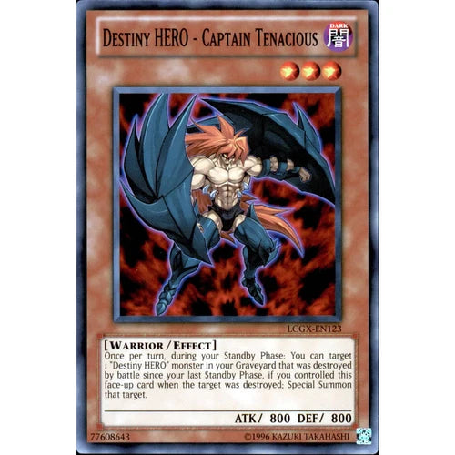 Destiny HERO - Captain Tenacious - LCGX-EN123 - Common - Mixed Editions - YuGiOh