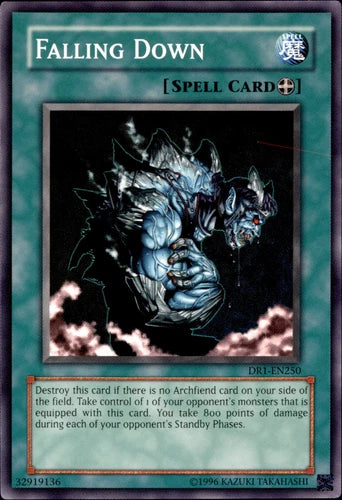 Falling Down - DR1-EN250 - Common - Unlimited Edition - YuGiOh