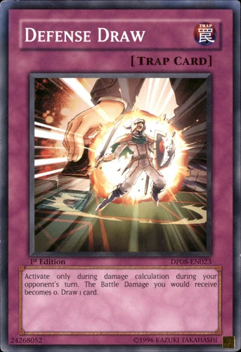 Defense Draw - DP08-EN023 - Common - 1st Edition - YuGiOh